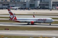 C-FMLV @ MIA - Air Canada Rouge - by Florida Metal