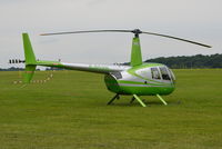 G-ROYM @ EGTB - Robinson R44 Raven II at Wycombe Air Park. - by moxy