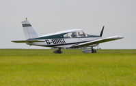 G-BRGI @ EGTB - Piper PA-28-180 Cherokee at Wycombe Air Park. - by moxy