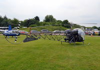G-CHOP @ EGTB - Westland 47G-3B-1 at Wycombe Air Park. - by moxy