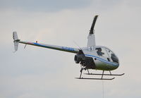 G-OAVA @ EGTB - Robinson R22 Beta at Wycombe Air Park. - by moxy