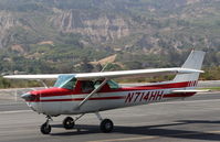 N714HH @ SZP - 1977 Cessna 150M, Continental O-200 100 Hp, taxi back - by Doug Robertson