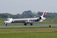 F-HMLK @ LFRB - Bombardier CRJ-1000EL NG, Taxiing to holding point rwy 07R, Brest-Bretagne airport (LFRB-BES) - by Yves-Q