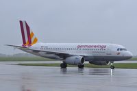 D-AGWQ @ EGSH - Arriving at a very wet Norwich. - by keithnewsome