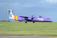 G-FLBD @ EGSH - Just landed at Norwich. - by Graham Reeve