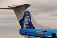 PH-KZU @ EGSH - Anthony Fokker on the fin. - by keithnewsome