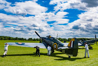 G-BKTH - Preparing for takeoff at Shuttleworth Navy airshow - by James Whatley