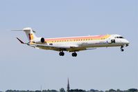 EC-JZU @ LFRB - Canadair Regional jet CRJ-900, On final rwy 07R, Brest-Bretagne airport (LFRB-BES) - by Yves-Q