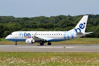 G-FBJE @ LFRB - Embraer ERJ-175STD, Lining up rwy 25L, Brest-Bretagne airport (LFRB-BES) - by Yves-Q