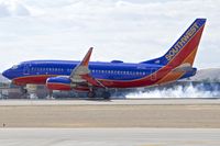 N717SA @ KBOI - Touch down on RWY 10L. - by Gerald Howard