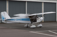 G-CDHE @ EGJB - Taxying for departure from 2017 Guernsey Air Rally - by alanh