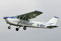 G-BOIY @ EGBR - Cessna 172N at Breighton Airfield's Helicopter Fly-In. September 21st 2014. - by Malcolm Clarke