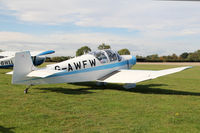 G-AWFW @ EGBR - SAN Jodel D-117 at Breighton Airfield's Hibernation Fly-In. October 6th 2013. - by Malcolm Clarke