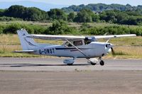 G-OWST @ EGFH - Visiting Cessna Skyhawk. - by Roger Winser