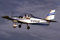 G-CHJG @ EGBR - Departing to the west - by glider