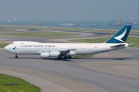 B-LJN @ VHHH - Cathay Cargo B748F arrived at its base. - by FerryPNL