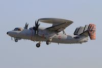 2 @ LFRJ - Grumman E-2C Hawkeye, Take off rwy 26, Landivisiau Naval Air Base (LFRJ) Tiger Meet 2017 - by Yves-Q