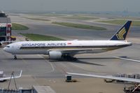 9V-SQN @ VHHH - Singapore B772 finding its way to the gate. - by FerryPNL