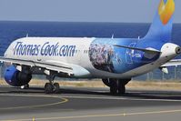 G-TCDA @ GCRR - Thomas Cook (Egypt, where it all begins Livery) MT1331	to London - by Jean Goubet-FRENCHSKY