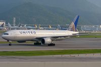 N228UA @ VHHH - United B772 arrived in HKG - by FerryPNL