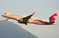 9N-AKW @ VHHH - Nepal A320 departing - by FerryPNL