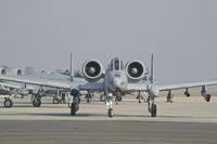 78-0584 @ KBOI - Coming off de arm pad for a smoke filled IFR flight. 190th Fighter Sq., Idaho ANG. - by Gerald Howard