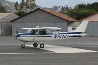N704UT @ SZP - 1976 Cessna 150M, Continental O-200 100 Hp, aligned for takeoff roll Rwy 22 - by Doug Robertson