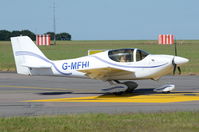 G-MFHI @ EGSH - Departing from Norwich. - by Graham Reeve