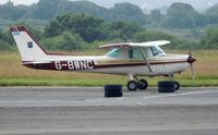 G-BWNC @ EGFH - Visiting Cessna 152. - by Roger Winser