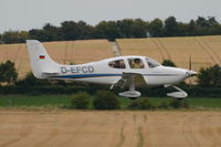 D-EFCD @ EGSU - Landing at Duxford. - by Graham Reeve