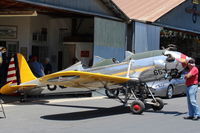 N78J @ SZP - 1942 Ryan Aeronautical ST-3KR as PT-22,  Kinner R-5 160 Hp, 5 cylinder air-cooled radial, outside it's hangar - by Doug Robertson