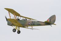 F-AZEI @ LFFQ - De Havilland DH-82A Tiger Moth II, on display, La Ferté-Alais Airfield (LFFQ) Air Show 2016 - by Yves-Q