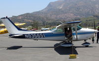 N8356S @ SZP - 1965 Cessna 182H SKYLANE, Continental O-470-S 230 Hp, at Fuel Dock - by Doug Robertson