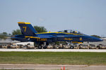 161723 @ KOSH - FA-18B Hornet 161723 CN 0073 from Blue Angels Demo Team NAS Pensacola, FL - by Dariusz Jezewski  FotoDJ.com