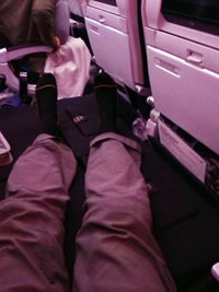 ZK-NZD - Air NZ's SkyCouch is pretty nice for economy... (NRT-AKL) - by Micha Lueck