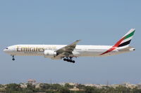 A6-EPS @ LMML - B777 A6-EPS Emirates Airlines - by Raymond Zammit