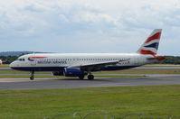 G-EUYK @ EGCC - Just landed at Manchester. - by Graham Reeve