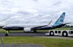 N8704Q @ EGLF - Boeing 737-8H4 MAX 8 at Farnborough International 2016