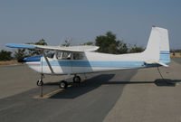 N5521B @ KJAQ - Locally-based 1956 Cessna 182 Skylane@ Westover Field/Amador County Airport, Jackson, CA - by Steve Nation