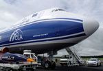 G-CLAB @ EGLF - Boeing 747-83QF of CargoLogicAir at Farnborough International 2016