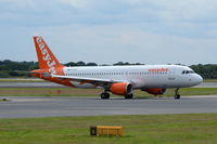 G-EZUA @ EGCC - Just landed at Manchester. - by Graham Reeve