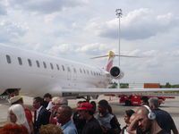 EC-MNQ @ LEMD - Brand new CRJ-1000ER, The inside sure didn't look like how new it was - by Christian Maurer