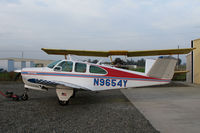N9654Y @ KDWA - Locally-based 1962 Beech P35 Bonanza @ Yolo County Airport, Woodland, CA - by Steve Nation