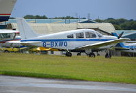 G-BXWO @ EGTF - Piper PA-28-181 Cherokee Archer II at Fairoaks. Ex D-ENHA - by moxy