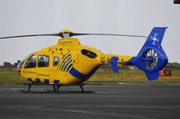 G-NWAA @ EGNH - North West Air Ambulance parked at Blackpool Airport - by Andrew Ratcliffe