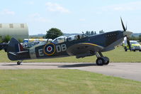 G-CICK @ EGSU - About to depart from Duxford. - by Graham Reeve