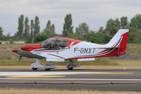 F-GNXT @ LFSI - Robin R-2160 Alpha Sport, Landing rwy 29, St Dizier-Robinson Air Base 113 (LFSI) Open day 2017 - by Yves-Q