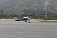 N5443L @ SZP - 1980 Cessna 152, Lycoming O-235 115 Hp, takeoff Rwy 22 - by Doug Robertson