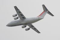 EI-RJU @ LFPG - British Aerospace RJ85A, Take off Rwy 27L, Roissy Charles De Gaulle Airport (LFPG-CDG) - by Yves-Q