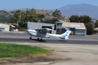 N6543V @ SZP - 1980 Cessna 172RG CUTLASS, Lycoming O&VO-360 180 Hp, arrival landing roll Rwy 22 from Channel Islands Aviation Cessna Dealer/FBO at CMA for pattern work today. - by Doug Robertson